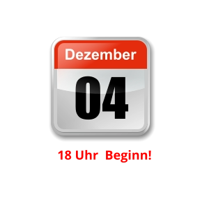 04 Dezember Unser nächster Clubabend:          18 Uhr  Beginn!  Treff 17.30 Uhr Jugendclub