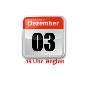 03 Dezember Unser nächster Clubabend:         19 Uhr  Beginn   Jugendclub?