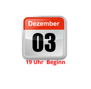 03 Dezember Unser nächster Clubabend:         19 Uhr  Beginn   Jugendclub?